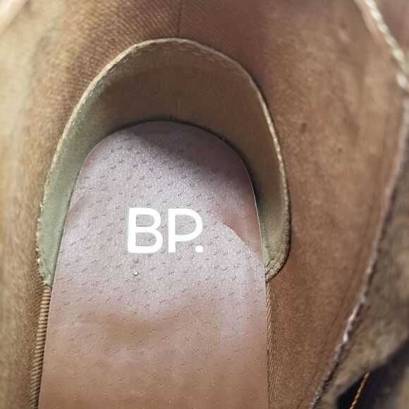 BP. Women Lance Heeled Ankle Booties Size 6 Brown Leather Side Zip - Picture 6 of 7
